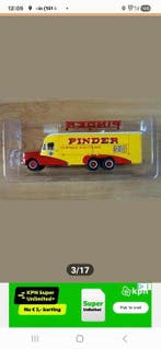 circus pinder - Modelauto - PINDER circus vrachtwagen, Nieuw