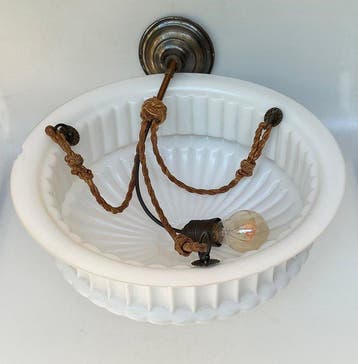 Zenith Gouda - Willem Stuurman - Plafondlamp - Opalineglas -
