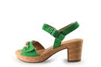 Gabor Sandalen in maat 38½ Groen, Verzenden, Gabor, Sandalen of Muiltjes, Zo goed als nieuw
