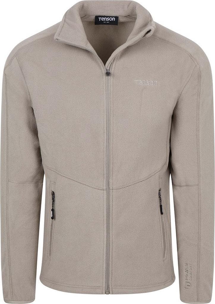 Tenson Fleece Jack Miracle Taupe maat Maat 52/54 (L) Heren, Kleding | Heren, Truien en Vesten, Grijs, Nieuw, Maat 52/54 (L), Verzenden