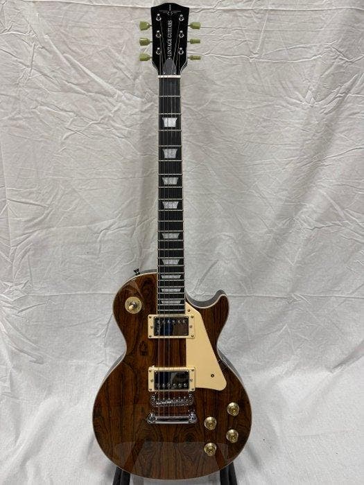 Lintage Guitars - Les Paul Style, LPT-106-NT (Brown Top) - -, Musique & Instruments, Instruments à corde | Guitares | Acoustiques