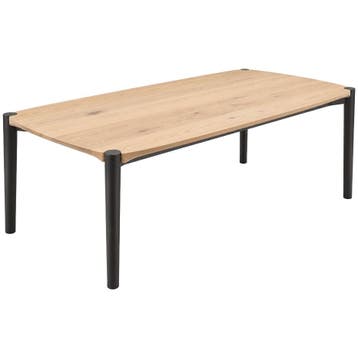 bert plantagie Eettafel Poppy - Ongebruikt, Huis en Inrichting, Verzenden, Zo goed als nieuw, Eikenhout, 200 cm of meer