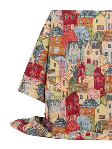 Fantasy Village - Premium Gobelin Jacquard -