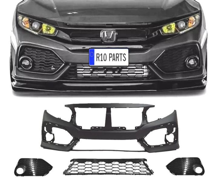 Pare Chocs Avant Pour Honda Civic 16- Look Si, Auto-onderdelen, Carrosserie, Verzenden