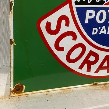 POTASSE DALSACE - Reclamebord - 35x29cm - Gemaakt van dikke