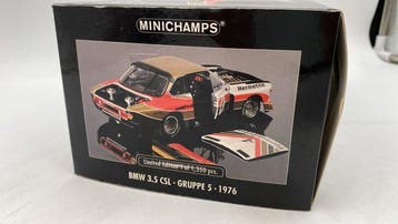 Minichamps 1:18 - Voiture miniature - Bmw 3.5 CSL Gruppe 5, Hobby & Loisirs créatifs