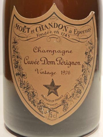 1975 Dom Pérignon - Champagne Brut - 1 Bouteille (0,75 l), Collections, Vins