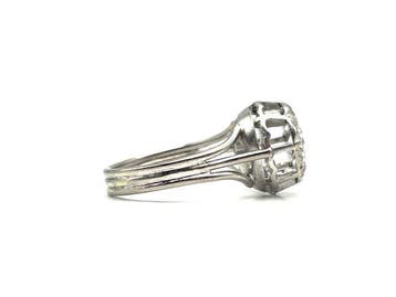 Ring - 18 karaat Platina, Witgoud - 0.44ct. tw. Diamant, Nieuw