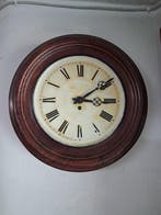 Horloge murale - Bois, Métal - 1900-1910 - 38 cm, Antiquités & Art, Antiquités | Horloges