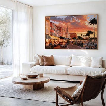 Iconica - Riviera Sunset on the Promenade - unique 1/1 XXL
