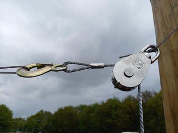 Rvs Katrollen 50mm, Tuin en Terras, Verzenden, Nieuw