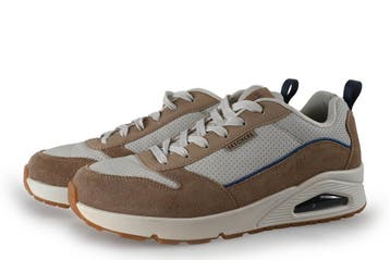 Skechers Sneakers in maat 45 Beige, Kleding | Heren, Schoenen, Overige kleuren, Verzenden, Zo goed als nieuw, Skechers