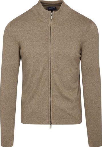 Suitable Cardigan Cadir Sand maat Maat 52/54 (L) Heren, Maat 52/54 (L), Verzenden, Beige, Nieuw