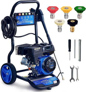 BOVONO 7 pk benzine hogedrukreiniger 3600 psi benzine hogedr, Verzenden