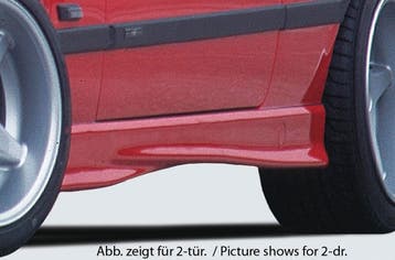 Rieger side skirt | 3er E36 - Lim., Touring | l stuk ongespo, Verzenden
