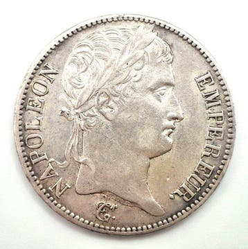 Frankrijk. Napoléon I (1804-1814). 5 Francs 1811-B, Rouen