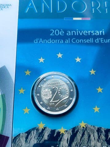 San Marino, Andorra. 2 Euro 2012/2014 10 Years Euro Cash +
