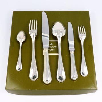 NO RESERVE - Christofle model Spatours - Bestekset (6) -