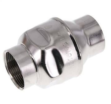G1 1/2 RVS 316 Terugslagklep PTFE 0.03-16bar (0.44-232psi), Verzenden