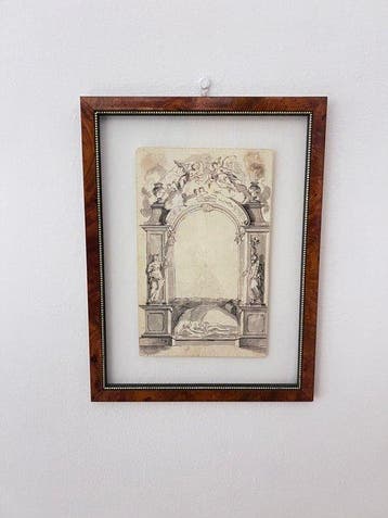 Italiaanse school (XVIII) - Progetto per cappella gentilizia