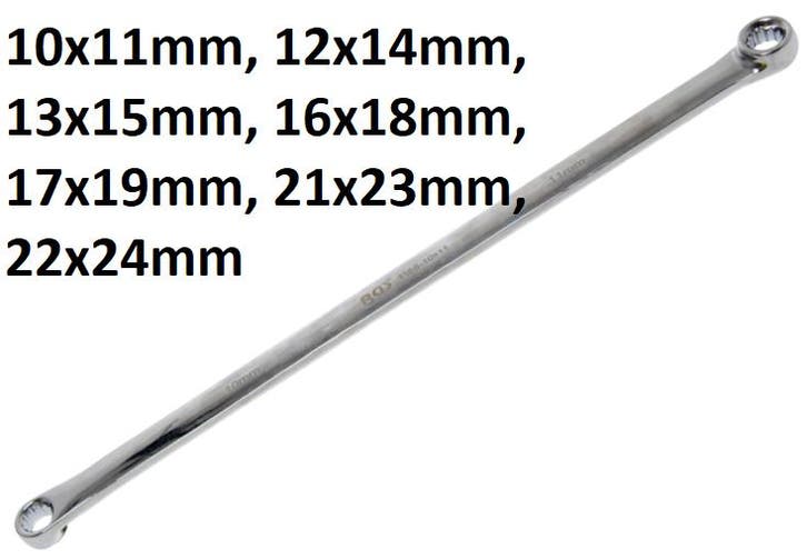 Bgs Technic Dubbele Ringsleutel 10x11 mm 290 mm &bull &bull, Auto diversen, Autogereedschap, Verzenden