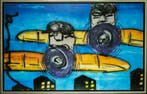 Herman Brood | Giclée: Airplane | Afmeting: 100cm x 160cm, Ophalen of Verzenden