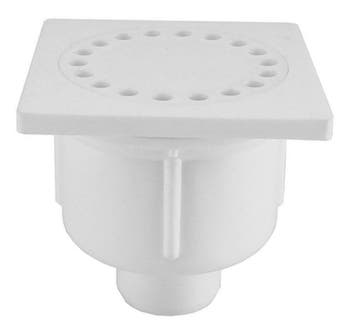 Doucheplug 10x10 onderuitlaat wit, Ophalen of Verzenden