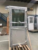 PVC deuren 110x210 HR++ half glas-ideaal voor woning STOCK., 100 tot 120 cm, Nieuw, Ophalen of Verzenden, Buitendeur