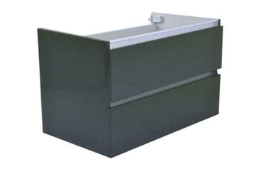 Vision onderkast+2 laden 80x46 hoogglans grijs, Ophalen of Verzenden