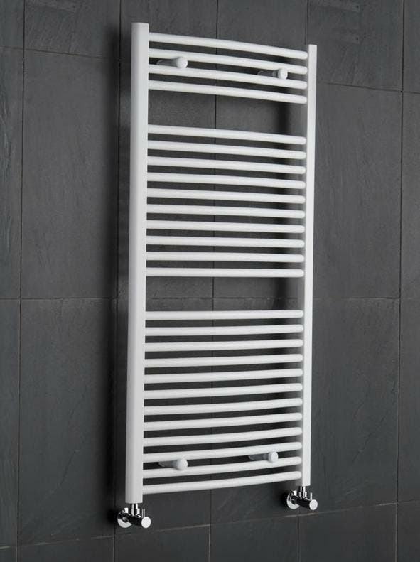 Sanifun handdoekradiator Medina Rondo 800 x 600 Wit, Bricolage & Construction, Chauffage & Radiateurs