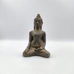 Oud-Indochinese Gemengd metaal Zittende Boeddha Kraal
