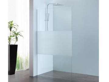 Veiling - Alterna walk-in 90x200cm met decorstrook Free Mix