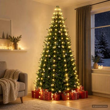 vidaXL Kerstlampjes 210 LEDs Warmwit 210 cm, Verzenden, Nieuw