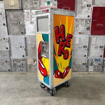 Driessen - Trolleys van luchtvaartmaatschappijen - Pop Art