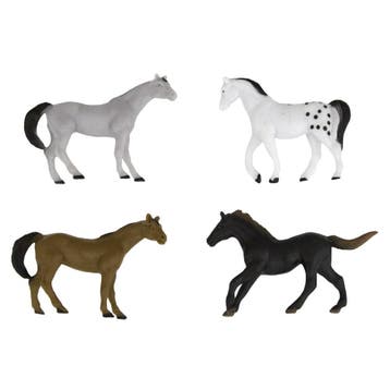 Uitdeelcadeautjes Paarden 6cm 10st, Verzenden