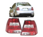FEUX ARRIÈRE POUR VOLKSWAGEN VW BORA 1J 98-05 ROUGE CHROMÉ, Verzenden