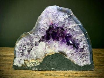 amethist Geode - Hoogte: 22 cm - Breedte: 29 cm- 9.1 kg -