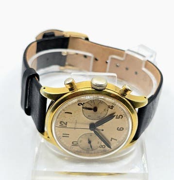 Eterna - Stahl Chronograph - Kaliber 703 R = Valjoux 22 -