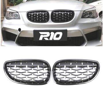 CALANDRES POUR BMW E60 E61 03-10 DIAMANT NOIR, Verzenden