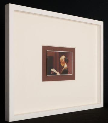 Gerhard Richter (1932) - Signierte Art Card  Lesende, 1994