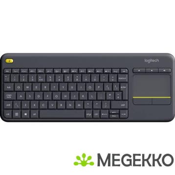 Logitech K400 Plus toetsenbord Draadloos Zwart Qwerty, Verzenden