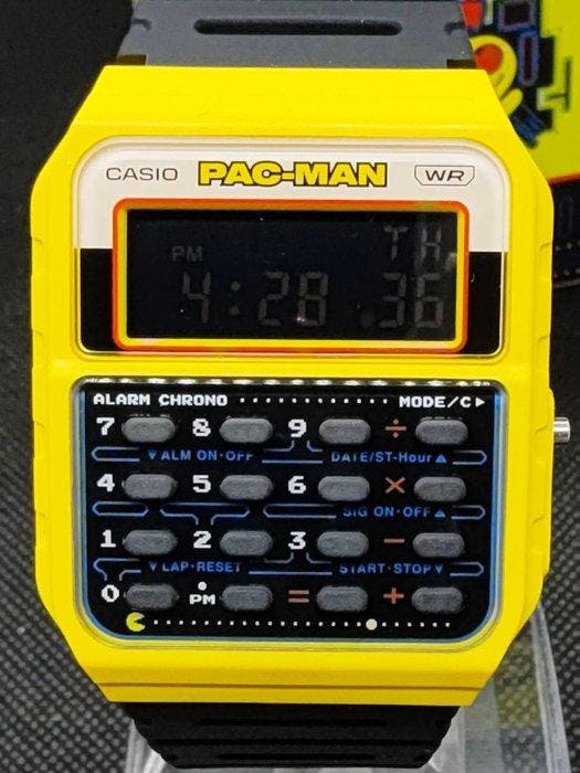 Casio - CA-53W PAC-MAN Edition - combines retro digital, Games en Spelcomputers, Spelcomputers | Overige Accessoires