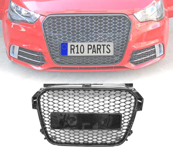 CALANDRE AUDI A1 LOOK RS1 12-15 NOIR, Auto-onderdelen, Carrosserie, Verzenden
