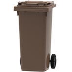 Rolcontainer | Kunststof | Bruin | 120L | Klapdeksel |, Verzenden, Nieuw in verpakking