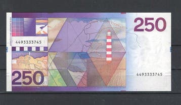 Nederland. - 250 Gulden - 1985 - Pick 98 (Zonder
