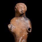 Fenicisch Terracotta Votieffiguur van een man, 41 cm -