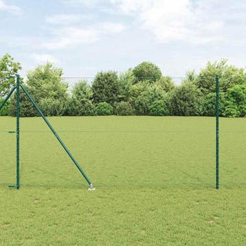 vidaXL zeshoekig gaasgek met palen 25 x 1,5 m PVC-Coated, Verzenden, Nieuw