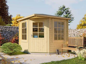 Blokhut - Tuinhuis Jos 250x250x242cm..., Tuin en Terras, Nieuw
