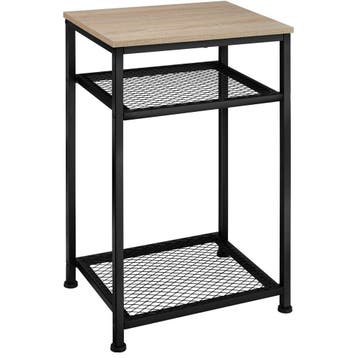 tectake Bijzettafel York 45,5x36x75,5cm - Industrieel licht, Huis en Inrichting, Verzenden, Nieuw