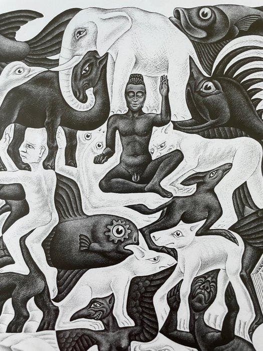 M.C. Escher (1898-1972) - Mosaic II, Antiek en Kunst, Antiek | Overige Antiek
